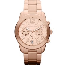 Michael Kors Mid-Size Rose Golden Stainless Steel Mercer Chronograph