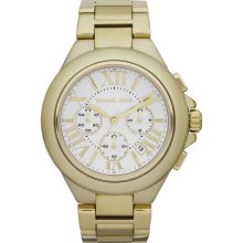 Michael Kors MK5635 Women's Camille Mid-Size White Mother of Pearl Dia