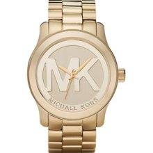 Michael Kors Quartz Gold-tone Bracelet Champagne Dial Ladies Watc ...