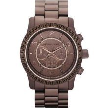 Michael Kors Runway Chocolate Chronograph Ladies Watch MK5543