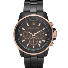 Michael Kors Watch, Mens Chronograph Garrett Gunmetal Plated Bracelet
