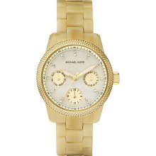 Michael Kors Watch, Womens Ritz Acetate Horn Bracelet 33mm MK5400