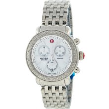 Michele Mw03m01a1025 Csx360 Chronograph Diamond Steel Ladies Watch