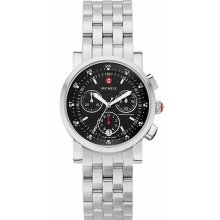 Michele MWW01C000022 Watch Sport Sail Ladies - Black Dial Polished Steel Case Quartz Movement