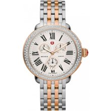 Michele Serein Diamond Two-tone Rose Gold Ladies Watch MWW21A000009