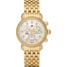 MICHELE Signature CSX-36 Diamond Gold Watch Head - Jewelry