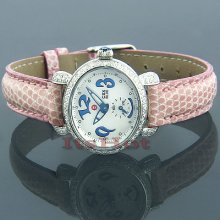 Michele Watches CSX Blue Mini Ladies Diamond Watch 0.60