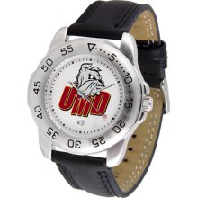 Minnesota Duluth Bulldogs Sport Leather Band - Men's Watch