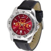 Minnesota Golden Gophers Men's Leather Band Sports Watch