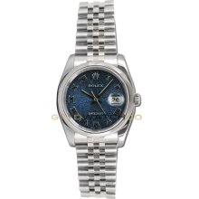 Mint Condition Datejust 116200 Mens Stainless Steel Blue Dial