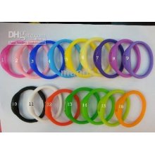 Mix Color 100pcs Bracelet Sport Watch Lcd Tourmaline Power Minus Ion