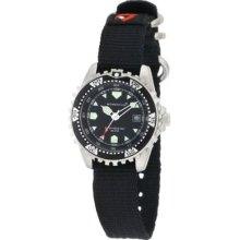 Momentum 1M-DV01B8B Women's 1M-DV01B8B M1 Black Dial Black Re-Ply Nylon Dive Watch