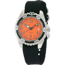 Momentum Men's 1M-Dv00o8b M1 Orange Dial Black Re-Ply Nylon Dive Watch