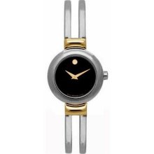 Movado Harmony Two Tone Stainless Steel Ladies Watch 0606057