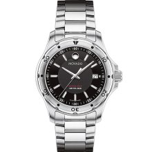 Movado 'Sub Sea Series 800' Bracelet Watch Black / Silver