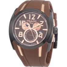 Mulco MW1-17186-035 Fashion Analog Brown Silicone Unisex Watch