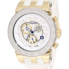 Mulco MW5-93503-012 Bluemarine White Dial Silicone Strap Unisex Watch