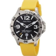 Nautica BFD 101 Diver Black Dial Mens Watch N11545G