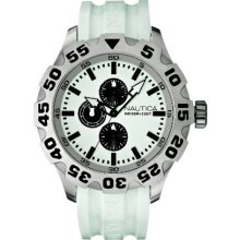 Nautica N15583G BFD 100 Multifunction White Resin Men's Watch