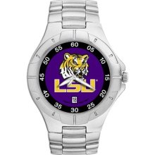 NCAA Men's Pro II Bracelet Watch with Full Color Team Logo Dial -