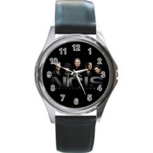 NCIS Unisex Silver-Tone Round Metal Watch 04