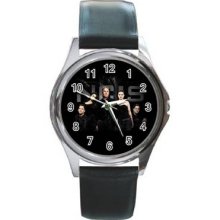 NCIS Unisex Silver-Tone Round Metal Watch 05