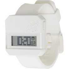 Neff Digi Watch Wristwatch White Digital Backlight Alarm Date