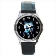 NEW* HOT THE JOKER Round Metal Wrist Watch Gift - Silver - Stainless Steel