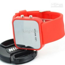 New Noble Sport Style Led Digital Date Lady Mirror Men Watch New Gif