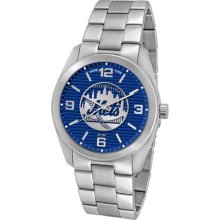 New York Mets NY Elite Series Men's Silver Watch