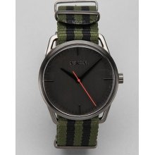 Nixon Mellor Canvas Watch: Olive One Size M_acc_watches