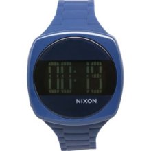 Nixon Men's Dash Quartz Digital Display Rubber Strap Watch