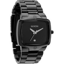 Nixon Mens The Player Stainless Watch - Black Bracelet - Black Dial - A140 001