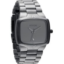 Nixon Player Matte Black & Matte Gunmetal Guys Watch