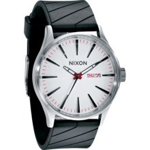 Nixon Sentry White Dial Mens Watch A027-100