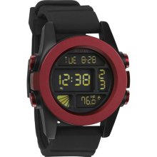 Nixon Unit Watch - Dark Red/Black Ano