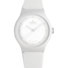 Noon Copenhagen Unisex 105-002s2 White Dial White Watch