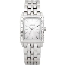 Oasis Ladies Quartz Watch With Silver Dial Analogue Display And Silver Bracelet B1184