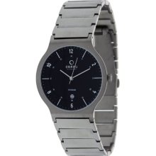 Obaku Men's Quartz Watch With Grey Dial Analogue Display And Grey Stainless Steel Bracelet V133gtbst-N2