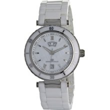 Oceanaut White MOP Dial White Ceramic Ladies Watch CM1C2604