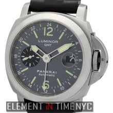 Officine Panerai Luminor Gmt 44mm Titanium Anthracite Dial Pam 89 E Series