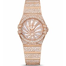 Omega Women's Constellation Diamond Pave Dial Watch 123.55.27.60.55.009