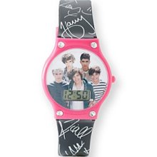 One Direction Black/Pink Face Watch