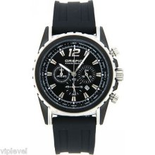 Orefici Orm4c4501 Hybrid Design 45mm Black Dial Chrono Fast Shipping