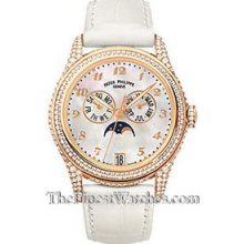 Patek Philippe Ladies Annual Calendar Rose Gold Diamond Watch 4937R