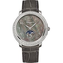 Patek Philippe Women's Complications Black Mother Of Pearl Dial Watch 4968G-001