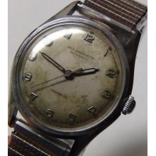 Paul Breguette Men's Silver Swiss Made 17Jwl Automatic Watch w/ Bracelet