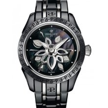 Perrelet Double Rotor Ceramic Diamond Flower Womens A2039-B