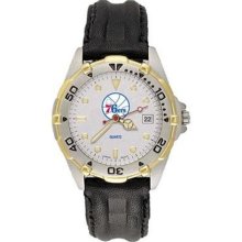 Philadelphia 76ers NBA All Star Mens Leather Strap Watch ...