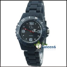 Plastic Japan Movement Sports Fashion Unisex Wrist Watch Quartz Dial Mens C